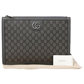 Gucci Clutch Portfolio Ophidia Marrone