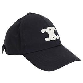Céline Triofe Baseball Cap Size Black