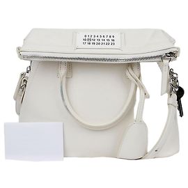 Maison Martin Margiela Mini sac à main porté épaule Blanc