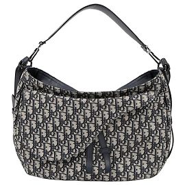 Dior Borsa hobo a spalla morbida a forma di sella Blu