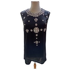 Vestido Givenchy preto com strass Preto
