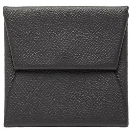 Hermès Bastia Coin Purse in Black Epsom Leather Black