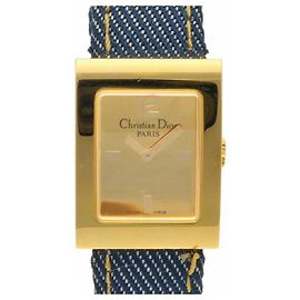 Relógio de pulso banhado a ouro Christian Dior Malice Outro