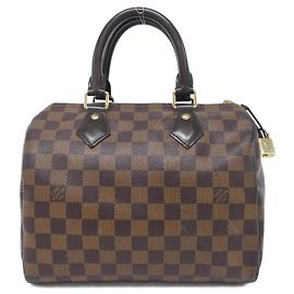 Bolsa Boston Speedy Damier Louis Vuitton Damier ebene