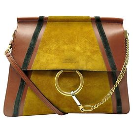 Chloé BOLSA DE OMBRO CHLOE FAYE TRICOLORE PM 3S1126 EM SUEDE E COURO Outro