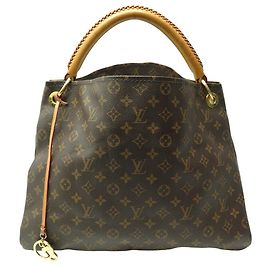 LOUIS VUITTON ARTSY MM M40249 MONOGRAMM CANVAS LV HANDTASCHE Braun
