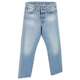 Acne Studios 1996 Washed Regular-Fit Jeans in Blue Cotton Blue Light blue
