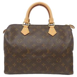Bolso Boston Monogram Speedy Louis Vuitton Castaño