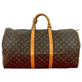 Bolso Boston Monogram Speedy Louis Vuitton Castaño