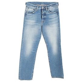 Acne Studios 1996 Washed Regular-Fit Jeans in Blue Cotton Blue Light blue
