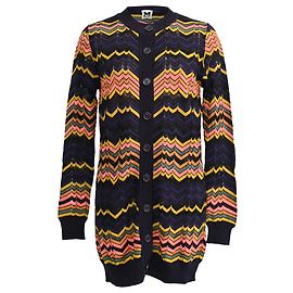 Cardigan en coton multicolore à imprimé aztèque de Missoni Multicolore