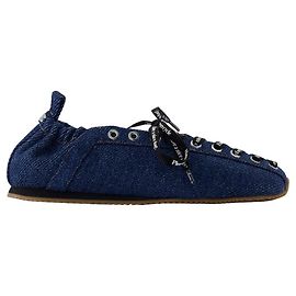 Ballerine Sportive con Lacci - Ganni - Sintetico - Blu Blu