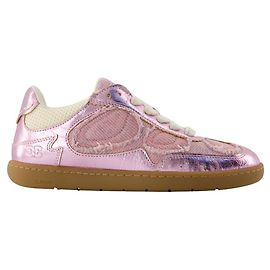 Sneakers Metalliche Crinkle - Ganni - Sintetico - Rosa Rosa
