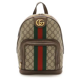 Gucci Ophidia GG Supreme Backpack Brown Beige