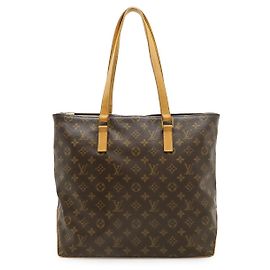 Borsa a Spalla Cabas Mezzo Monogram Louis Vuitton Marrone