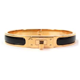 Pulsera Mini Click Kelly de Hermès Negro