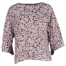 Weekend Max Mara Printed Blouse in Multicolor Silk Multiple colors