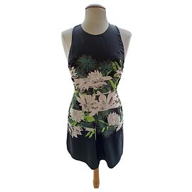 Vestido de seda com strass 3.1 Phillip Lim Multicor