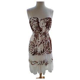 Vestido Blumarine de algodão e viscose Multicor