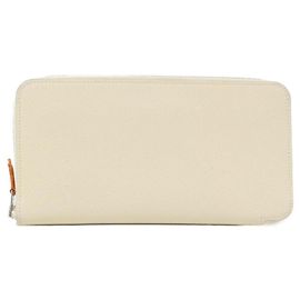 Hermes Hermès CLIC CEST NOUE Silk Wallet Orange