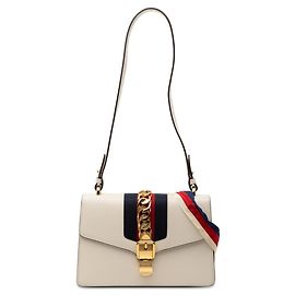Gucci Sherry Line Sylvie Handbag/Shoulder Bag White Multiple colors