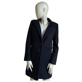 Manteau long structuré WALLY – ba&sh ✨ Bleu foncé