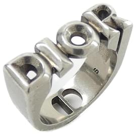 Christian Dior Silver Band Ring Silvery