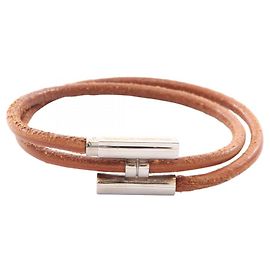 Bracelet Tourni Tresse Hermès Marron
