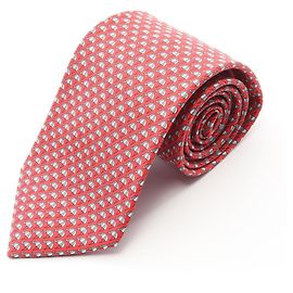 Hermès Hermes Red Silk Cravat Red