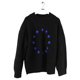 Etudes Black wool sweater Black