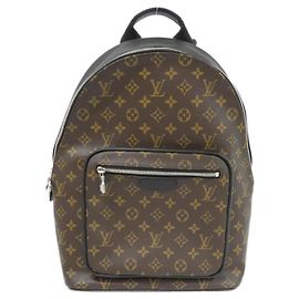 Louis Vuitton Monogram Macassar Josh Backpack Brown