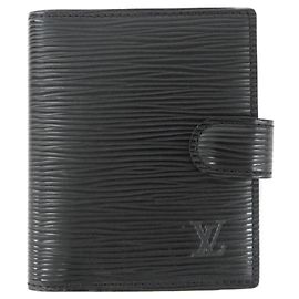 Louis Vuitton Epi Agenda Mini Organizer Black