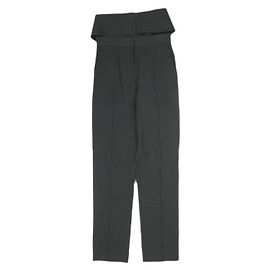 Autre Marque CLANE 2WAY WIDE BELT TAPERED PANTS Polyester Cotton Polyurethane 2way Pants Black