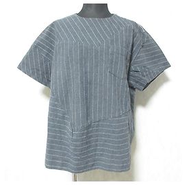 Top de algodão Sacai Luck Puzzle Cinza