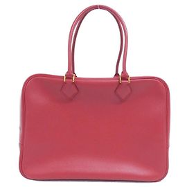 Hermès Plume Handbag in Rouge Vif Red