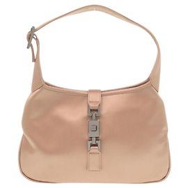 Gucci Vintage Jackie Satin Pink Handtasche Pink