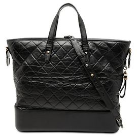 Borsa tote/ a spalla Gabrielle de Chanel Nero