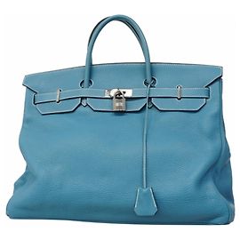 Sac à main Hermès Birkin 50 Bleu