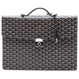 Borsa Chypre Goyard in Goyardine nera Nero