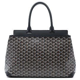 Goyard Bellechasse MM en Goyardine noire Noir