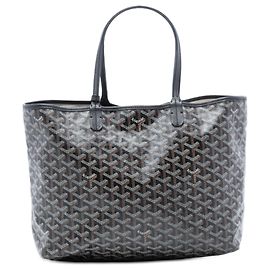 Goyard Black Goyardine Saint Louis PM Black