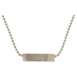 Collar Péndulo Gucci en Plata 925 Plata