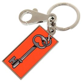 Chaveiro Illusion Hermès em Laranja Laranja