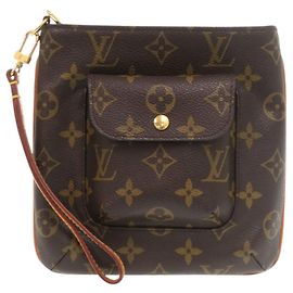 Pochette Partition Monogram Louis Vuitton Marron
