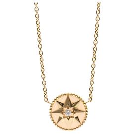 Colar Rose des Vents da Christian Dior Dourado