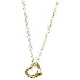 Tiffany & Co Collar Péndulo Corazón Abierto en Oro de 18K Tiffany Dorado