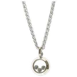 Collana Pendente Chopard Happy Diamonds Argento