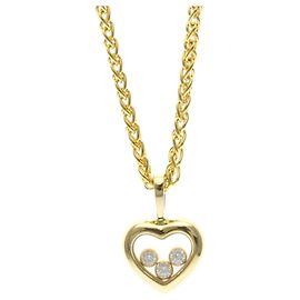 Chopard Collar con Pendiente de Oro Amarillo Dorado