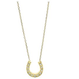 Autre Marque Collana di diamanti a forma di ferro di cavallo Vendome Aoyama D'oro