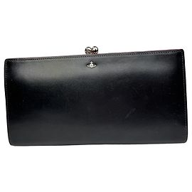 Vintage Vivienne Westwood Leather Wallet Black Black